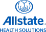 Allstate Health Solutions logo with the blue "Good Hands" symbol above "Allstate" and "HEALTH SOLUTIONS" text.